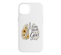 Every Breath Is Grace Boho Floral Lungs Autumn Sunflowers Case for iPhone 14 Plus