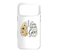 Every Breath Is Grace Boho Floral Lungs Autumn Sunflowers Case for iPhone 17 Pro Max