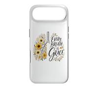 Every Breath Is Grace Boho Floral Lungs Autumn Sunflowers Case for iPhone Air
