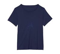 Every Breath Matters: Lung Health Awareness T-Shirt, Women's Plus, Navy, 1X