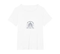 Every Breath Matters: Lung Health Awareness T-Shirt, Women's Plus, White, 1X
