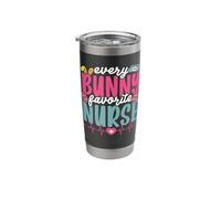 Every Bunny Favorite Nurse Funny Easter Nurse Vibes Stainless Steel Insulated Tumbler
