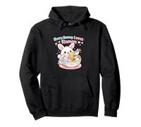 Every Bunny Loves Ramen Anime Easter Kawaii Japanese Food Pullover Hoodie