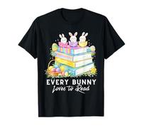 Every Bunny Loves to Read Easter Book Lover Bunny Reader Kid T-Shirt
