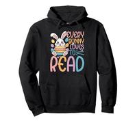 Every Bunny Loves To Read Easter Book Lover Cute Kids Style Pullover Hoodie
