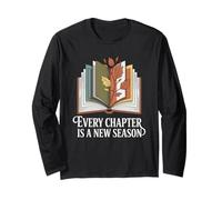 Every Chapter Is A New Season Autumn Book Lover Long Sleeve T-Shirt