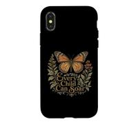 Every Child Can Soar Back To School Butterfly Case for iPhone X/XS