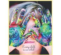 Every child is an artist: Two in one, draw and describe ,a space where kids can express and master their art skills and build and enforce their hands motor skills