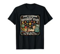 Every Classroom is Full of Different Stars Teacher Value Graphic T-Shirt