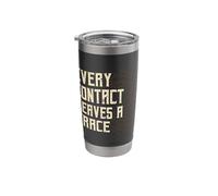Every Contact Leaves A Trace Forensic Scientist Apparel Stainless Steel Insulated Tumbler