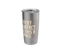 Every Contact Leaves A Trace Forensic Scientist Apparel Stainless Steel Insulated Tumbler