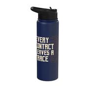 Every Contact Leaves A Trace Forensic Scientist Apparel Stainless Steel Insulated Water Bottle