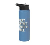 Every Contact Leaves A Trace Forensic Scientist Apparel Stainless Steel Insulated Water Bottle