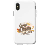Every Curve Tells a Story body positive retro sunset design Case for iPhone X/XS