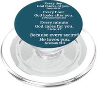 Every Day Every Hour Every Minute Jesus Loves You PopSockets PopGrip for MagSafe