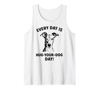 every day hug your dog day Whippet mom Tank Top
