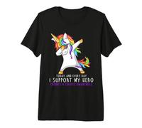 Every Day I Support My Hero Crohn's & Colitis Awareness Premium T-Shirt