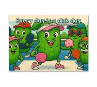 Every Day is a Dink Day 2026 Wall Calendar for Pickleball People | Funny Humor