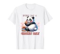 Every Day is Cheat Day Cute Panda T-Shirt