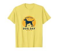 Every Day is Dog Day - Pet Lover T-Shirt, Men, Lemon, M