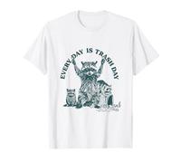 Every Day Is Trash Day Funny Raccoon Vintage Garbage Gang T-Shirt