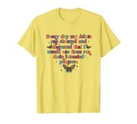 Every Day My Joints Shocked & Disgusted Rheumatoid Arthritis T-Shirt, Men, Lemon Yellow, Small