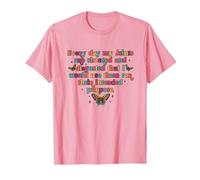 Every Day My Joints Shocked & Disgusted Rheumatoid Arthritis T-Shirt, Men, Pink, Large
