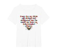 Every Day My Joints Shocked & Disgusted Rheumatoid Arthritis T-Shirt, Women's Plus, White, 3X