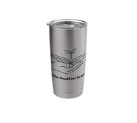 Every Day Should Be Library Day Book Lover Bookworm Reading Stainless Steel Insulated Tumbler