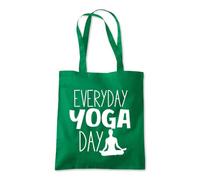 Every Day Yoga Day Peace Tote Shopping Bag 10 Litres Capacity 42 x 38cm