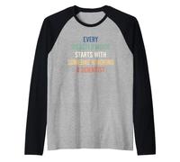 Every Disaster Movie Starts with Someone Ignoring Scientist Raglan Baseball Tee