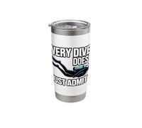 Every Diver Does It I Just Admit It Scuba Stainless Steel Insulated Tumbler