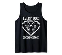 Every Dog Deserves A Second Chance Rescue Dog Adoption Tank Top