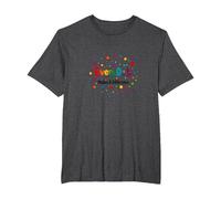 Every Dot Makes A Difference Inspirational Quote T-Shirt, Men's Big and Tall, Dark Heather Grey, 6X Tall