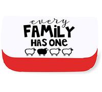 Every Family has one (Black Sheep) Family Statement [CM17FH] Clutch Style Pencil case - Red