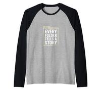 Every Folder Tells A Story Raglan Baseball Tee