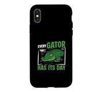 Every Gator Has Its Day Funny Alligator Hunting Gator Hunter Case for iPhone X/XS