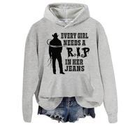 Every Girl Needs A Little Rip In Her Jeans Hoodie, Every Girl Needs A Little Rip In Her Jeans Shirt, Unisex Hoodie Grey