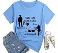 Every Girl Needs A Little Rip in Her Jeans Shirt, Every Girl Needs A Little Rip in Her Jeans T-Shirt, Casual Tshirt Carolina Blue