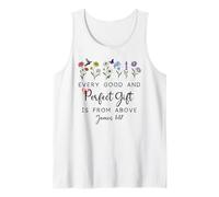 Every Good Perfect is from Above Bible God Quote James 1:17 Tank Top