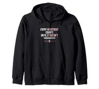 Every Heartbeat Counts Until It Doesn't Anatomy An Anatomist Zip Hoodie