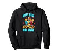 Every hero needs a sidekick. Mine drools. Pullover Hoodie