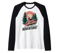 Every Howl Is A Call To Adventure Wolf Raglan Baseball Tee