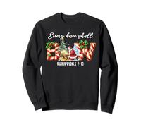 Every Knee Shall Bow Christian Christmas Nativity Scene Sweatshirt