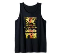 Every Knee Shall Bow - Jesus Christ Christian Scripture Tank Top