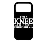 Every Knee Shall Bow Philippians 2:10 Religious Bible Quote Case for iPhone 17 Pro Max