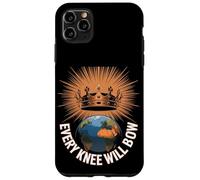Every Knee Will Bow Philippians 2 Crown and Earth Case for iPhone 11 Pro Max
