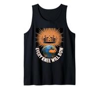 Every Knee Will Bow Philippians 2 Crown and Earth Tank Top