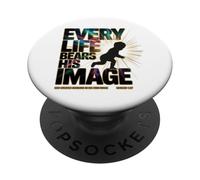 Every Life Bears His Image Genesis 1:27 PopSockets Adhesive PopGrip