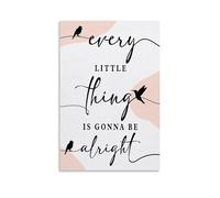 Every Little Motivational Quote Vintage Style Poster Set - Wall Decor, Aesthetic Canvas Painting for A Cozy Homer 20x30inch(50x75cm)